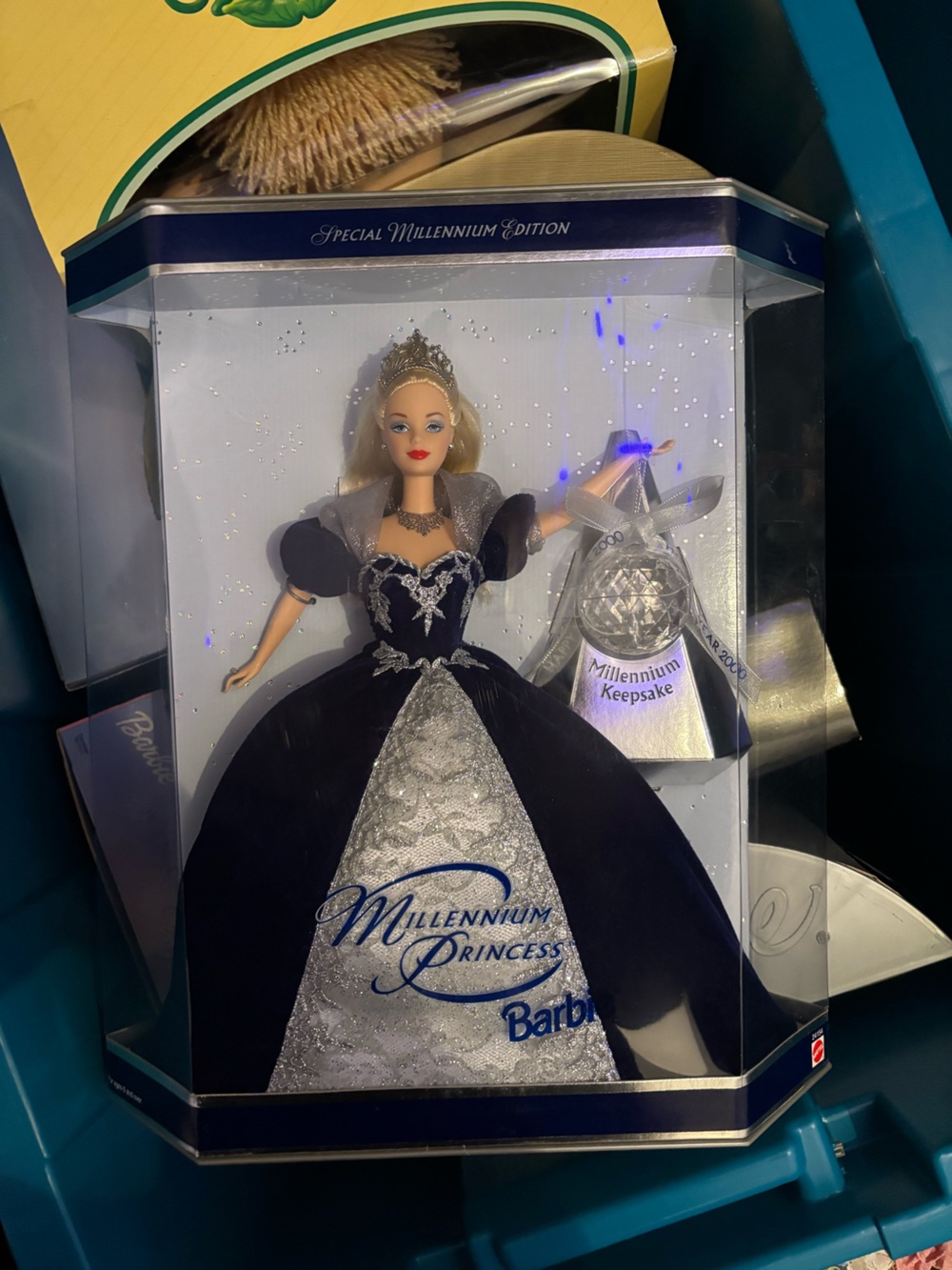 Barbie Millennium Princess Doll in Navy Blue and Silver